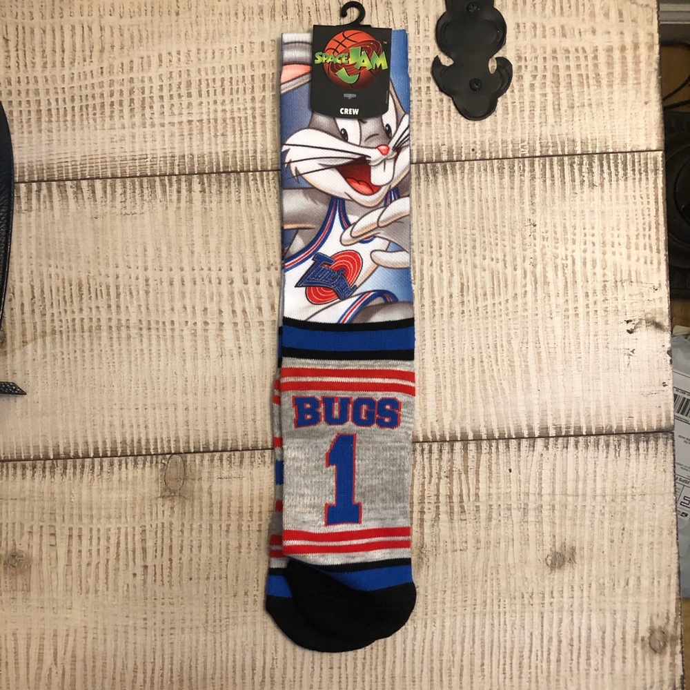 Men’s crew socks space jam theme size 10-13